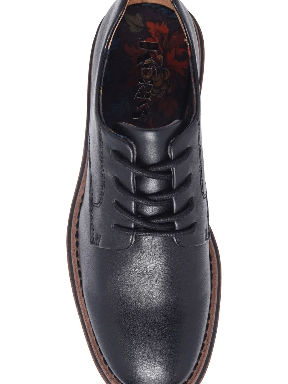 KORKS Veda Lug Sole Platform Derby Oxfords Shoes Black Size 9M - NWOT